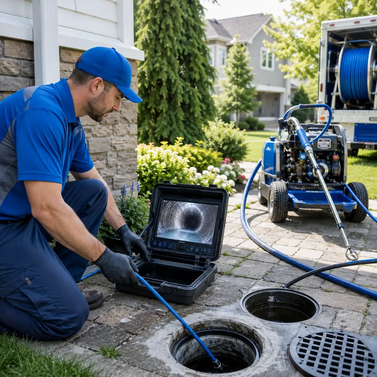 Outdoor drain cleaning professionals serving Swink, OK